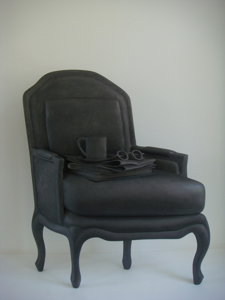 Point of view black graphite chair