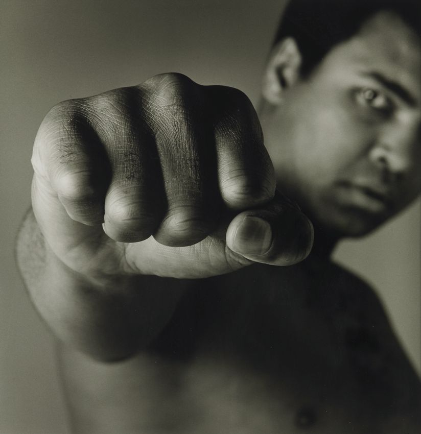 Mohamed Ali Portrait au poing