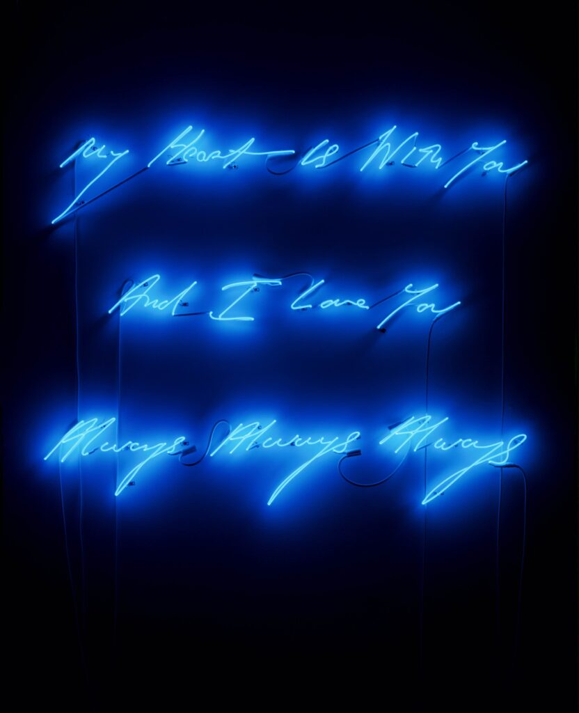 My heart is with you / And I love you / Always Always Always