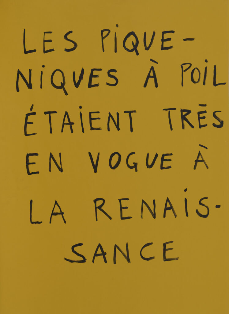 Les pique-niques à poil étaient très en vogue à la Renaissance
