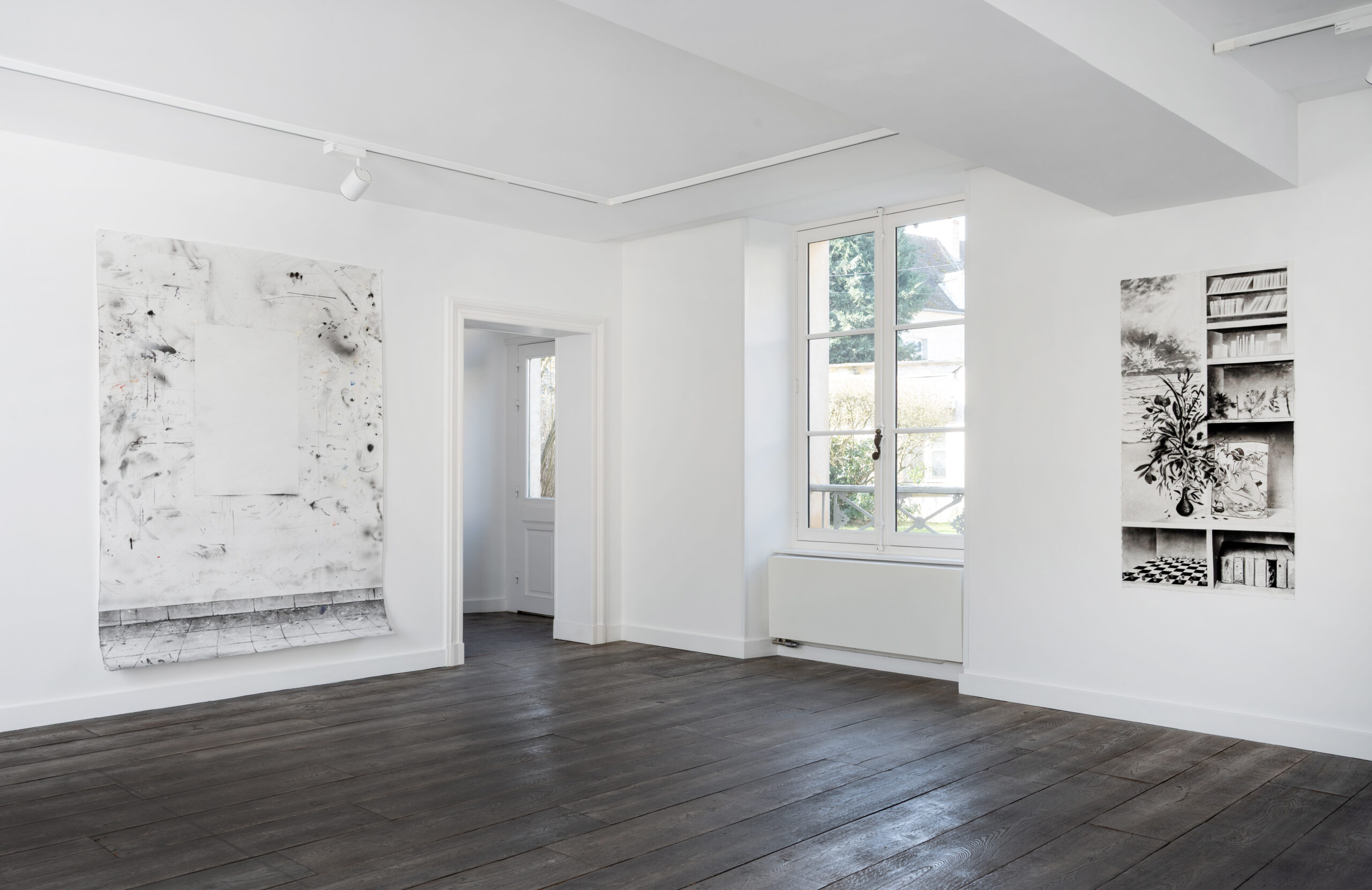Le salon à la cheminée de la Fondation Francès