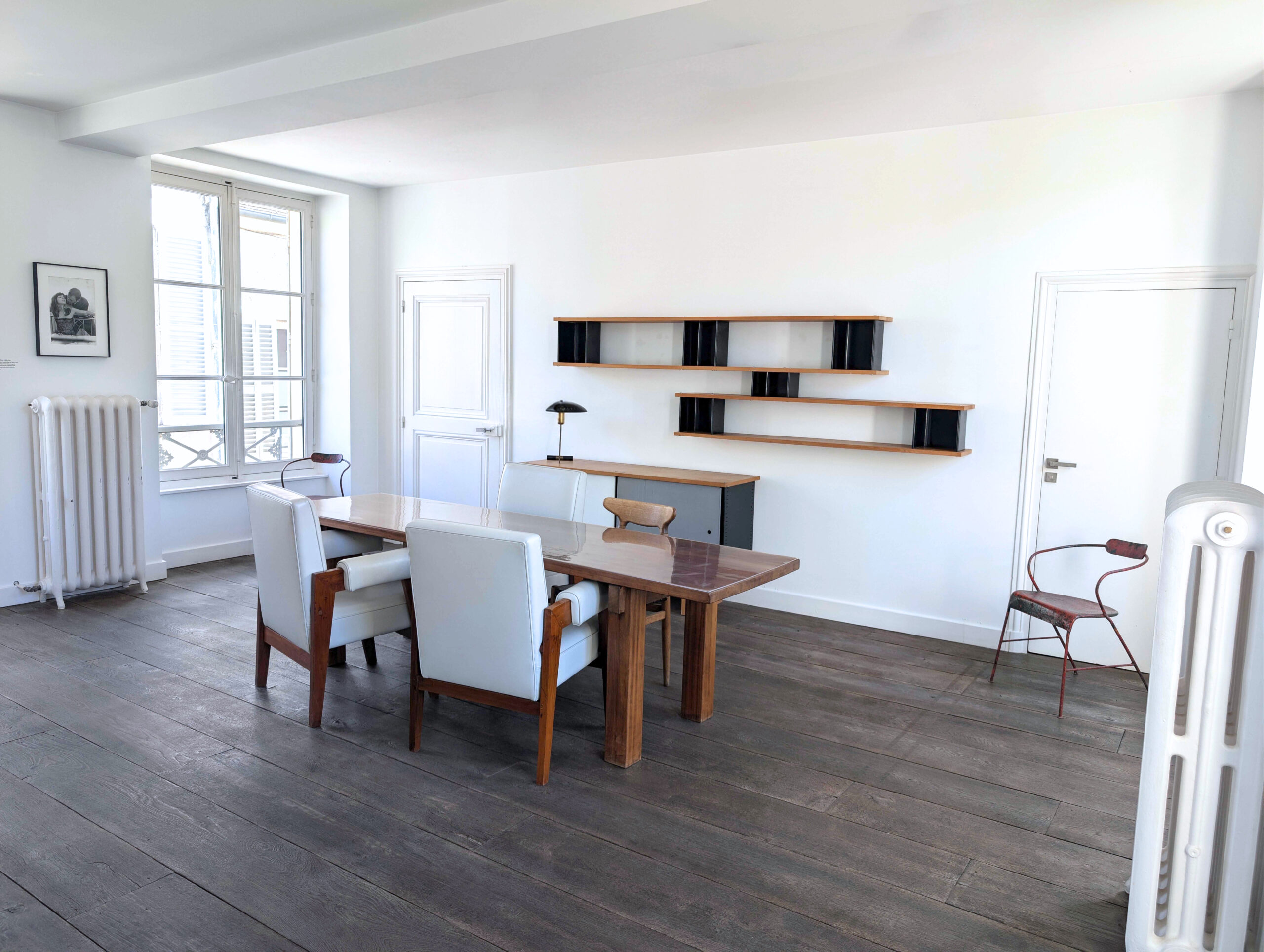 Le salon à la cheminée de la Fondation Francès